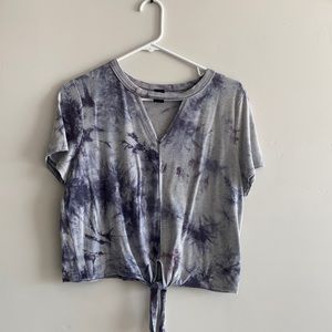 Tie Die Crop T-Shirt